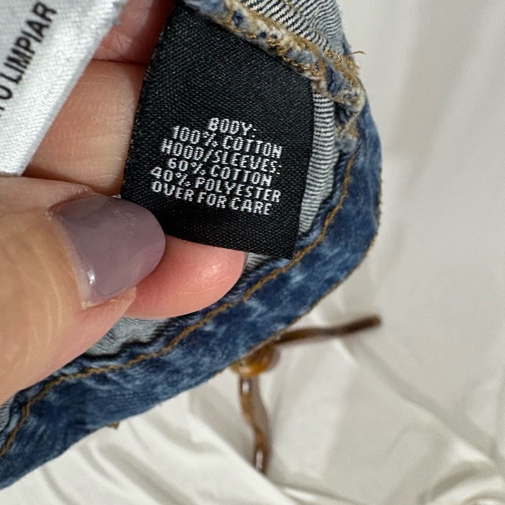 Relativity Hooded Denim Jacket - Picture 7 of 7